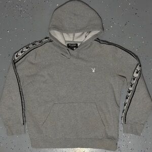Gray Playboy Hoodie